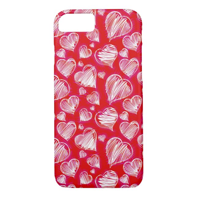 Heart Sketch Case-Mate iPhone Case (Back)