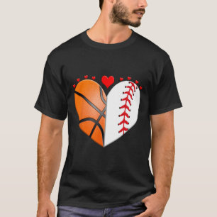 Heart Sketll Sell Valentines Day Sports Lover T-Shirt