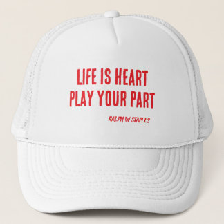 HEART SLOGAN  TRUCKER HAT