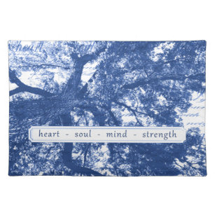 Heart Soul Mind Strength Placemat