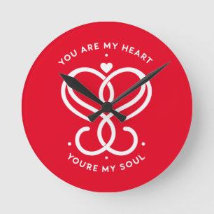 Heart &Soul Round Clock