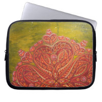 "Heart Space" Laptop Case (Painted At Burning Man)