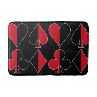 Heart Spade Diamond Club Bath Mat