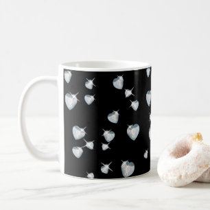 Heart Sparkle Diamonds Coffee Mug