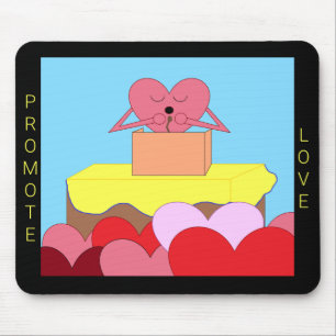 Heart Speaking About Love: Mouse Mat