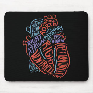 Heart Specialist Anatomy Doctor Medical Biology Mouse Mat