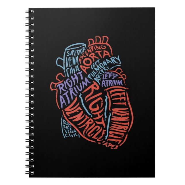 Heart Specialist Anatomy Doctor Medical Biology Notebook (Front)