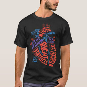 Heart Specialist Anatomy Doctor Medical Biology T-Shirt