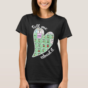 Heart Speech Language Pathologist Words Matter Spe T-Shirt