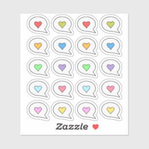 Heart Speech Thought Bubble Quote Reminder Planner