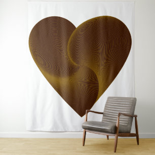 Heart Spiral  Tapestry