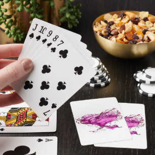 Heart Splash Playing Cards