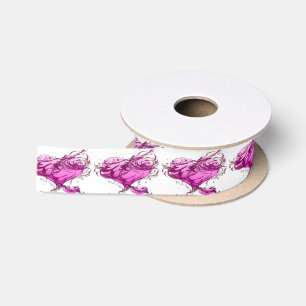 Heart Splash Satin Ribbon