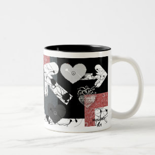 Heart Splatter Mug