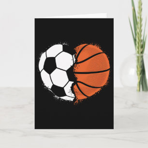 Heart Sports Soccer Sketll Ll Lover Valentines Day Card