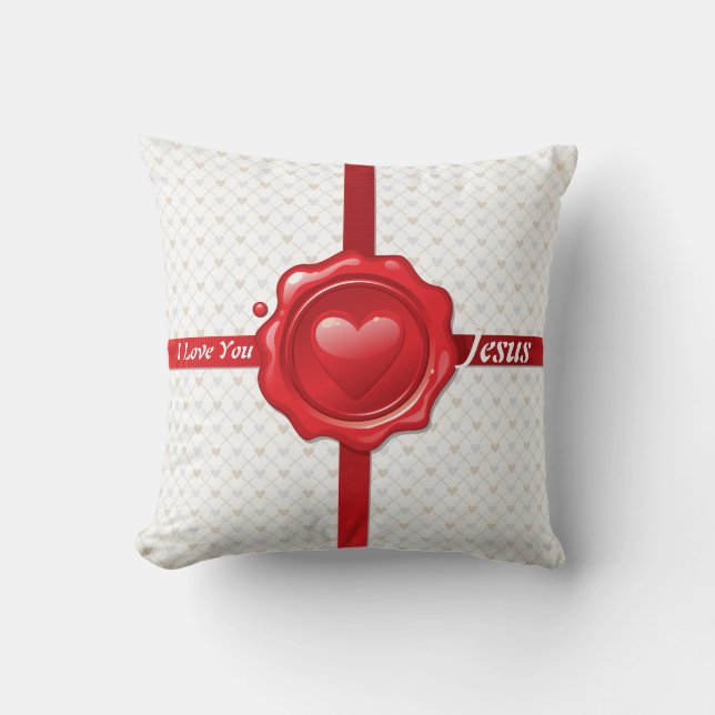 Heart Stamp 1 Pillow (Front)