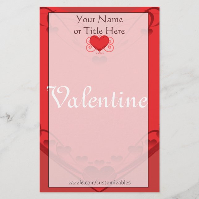 Heart Stationery (Front)