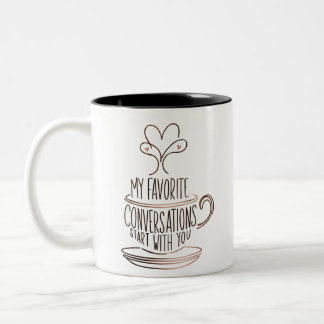 Heart Steam Coffee Mum – Timeless Mother’s Day ArT Two-Tone Coffee Mug