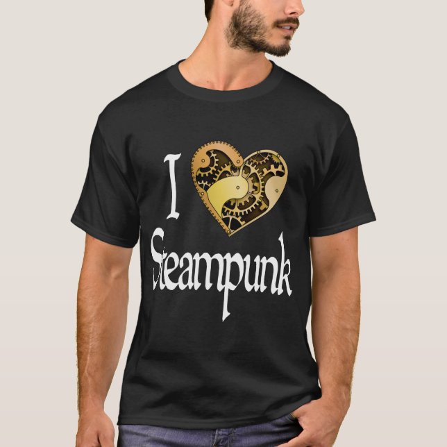 Heart Steampunk - Dark T-Shirt (Front)