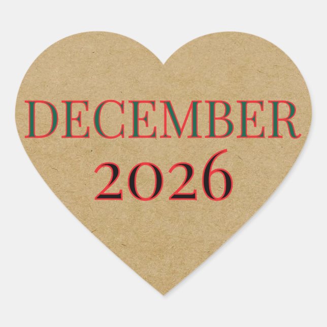 HEART STICKER (Front)