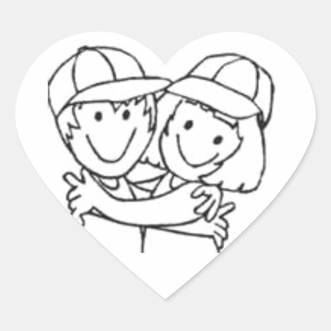 Heart Sticker | Camp Carefree (Front)