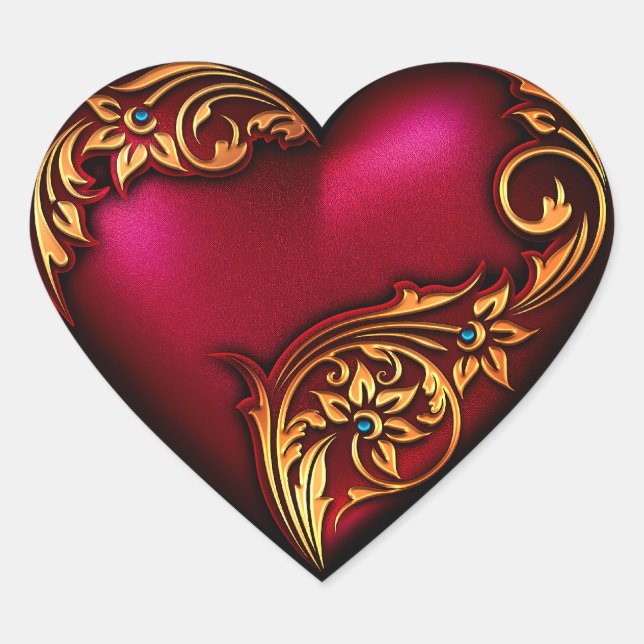heart sticker template (Front)