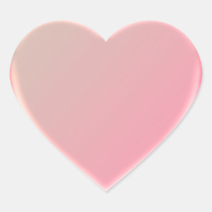 Heart Stickers 3D pink