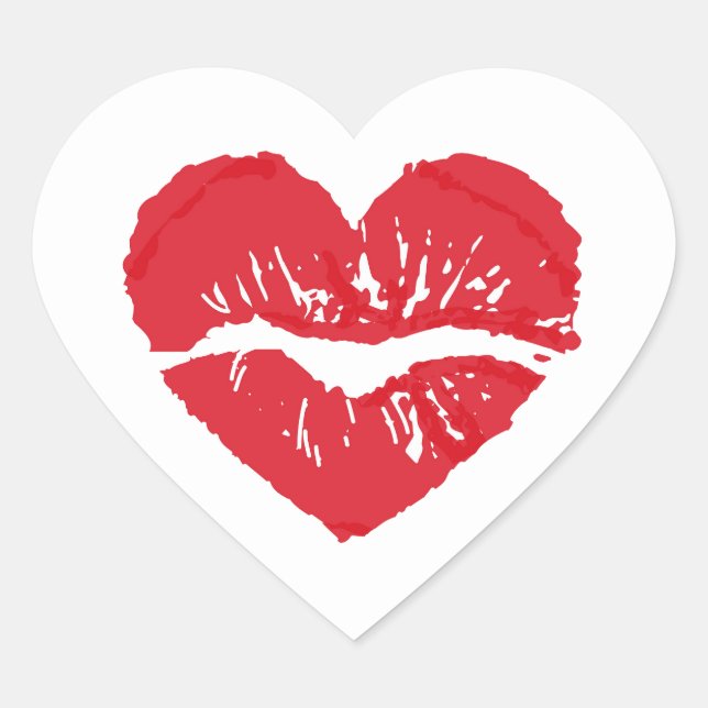 Heart Stickers Kiss (Front)