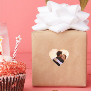 HEART Stickers WITH CUSTOMIZABLE PHOTO