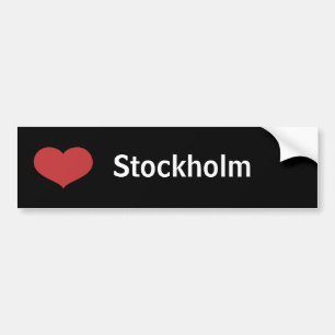 Heart Stockholm Bumper Sticker