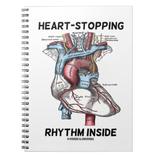 Heart-Stopping Rhythm Inside Anatomical Heart Notebook