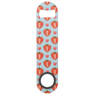 Heart Strawberries with Polka Dots And Hearts
