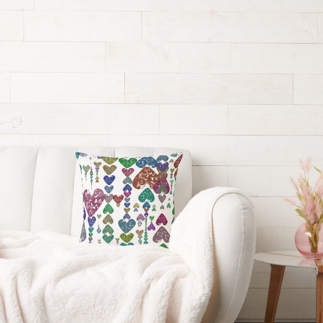 Heart strings cushion (Couch)