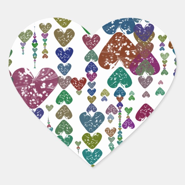 Heart strings sticker (Front)
