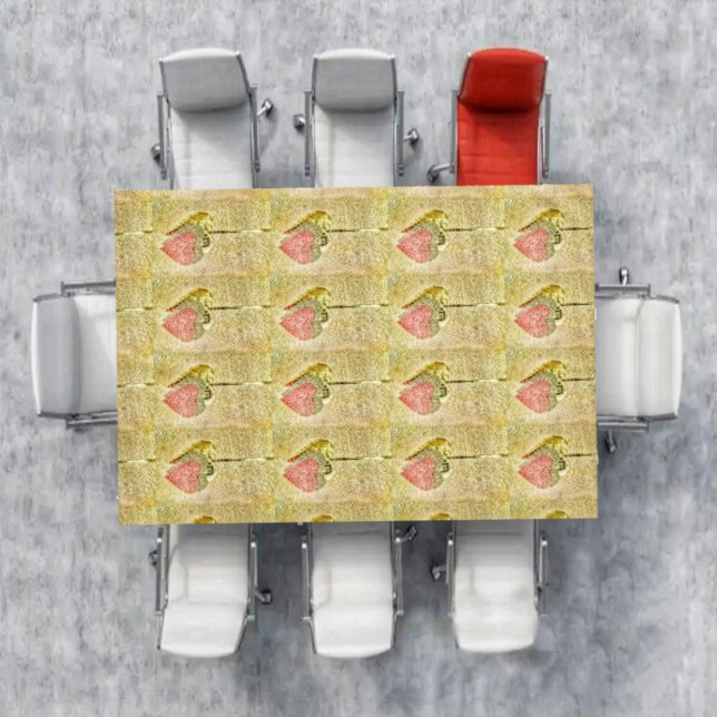 Heart Strings Tablecloth (This Heart Strings Tablecloth, is perfect for your romantic-themed parties and events!)