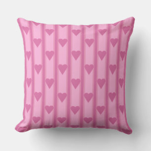 Heart Striped Cushion