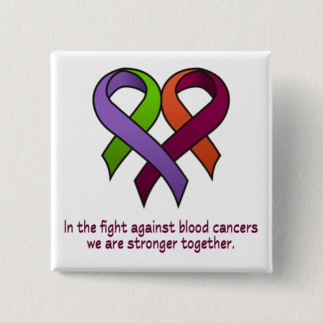 Heart - Stronger Together 15 Cm Square Badge (Front)