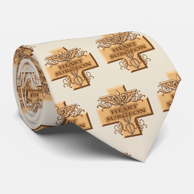 Heart surgeon Cross Tie (Rolled)
