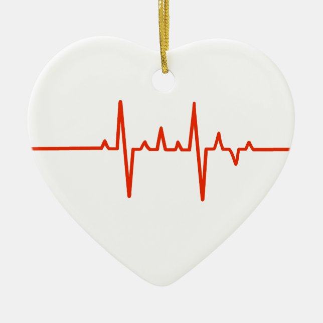 Heart Surgeon Doctor Christmas Ornament (Front)