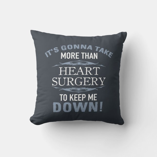 Heart Surgery Humour Cushion (Front)