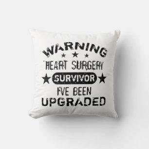 Heart Surgery Humour Upgraded Cushion