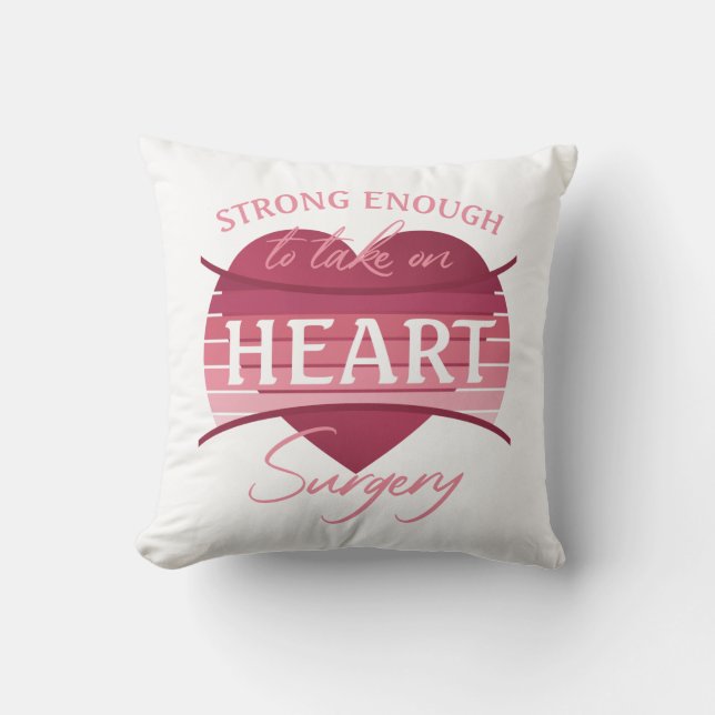 Heart Surgery Recovery For Women Cushion (Front)