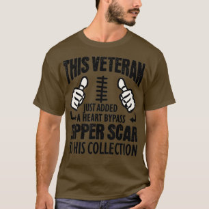 Heart Surgery Recovery Gift For Veteran Bypass T-Shirt