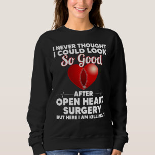 Heart Surgery Survivor Art For Men Women Transplan Sweatshirt