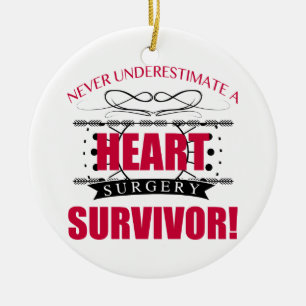 Heart Surgery Survivor Ceramic Tree Decoration