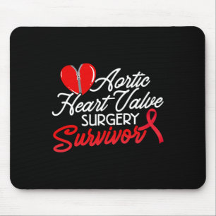 Heart Surgery Survivor Heart Disease Awareness Mouse Mat