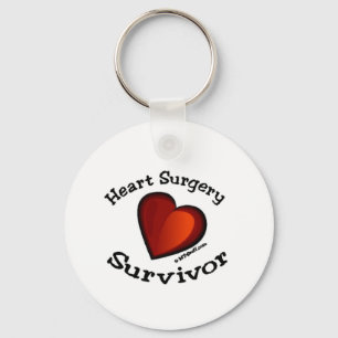 Heart Surgery Survivor Key Ring