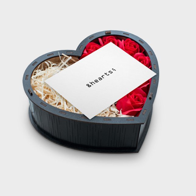 Heart Symbol in HTML Card (Create your own Valentine's Day greeting card.)