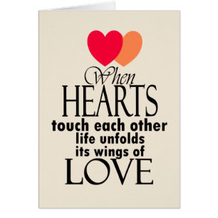 Heart Symbol Love Famous Quote On Greeting Card