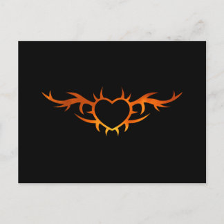 Heart Tattoo Postcard